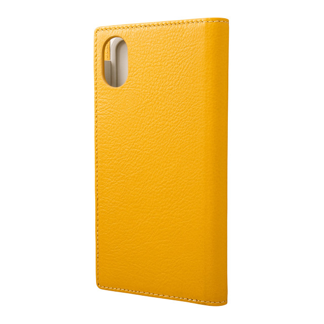 iPhoneXR ケース】Italian Genuine Leather Book Case (Yellow) GRAMAS