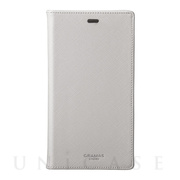 【iPhoneXR ケース】“EURO Passione” PU Leather Book Case (Gray)