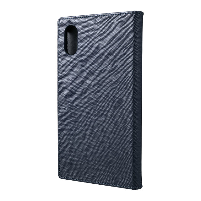 【iPhoneXR ケース】“EURO Passione” PU Leather Book Case (Navy)サブ画像