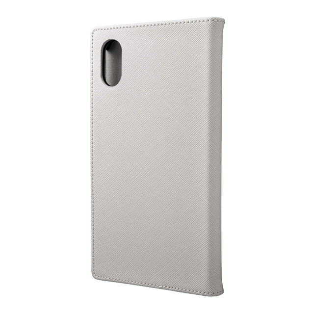 【iPhoneXR ケース】“EURO Passione” PU Leather Book Case (Gray)サブ画像