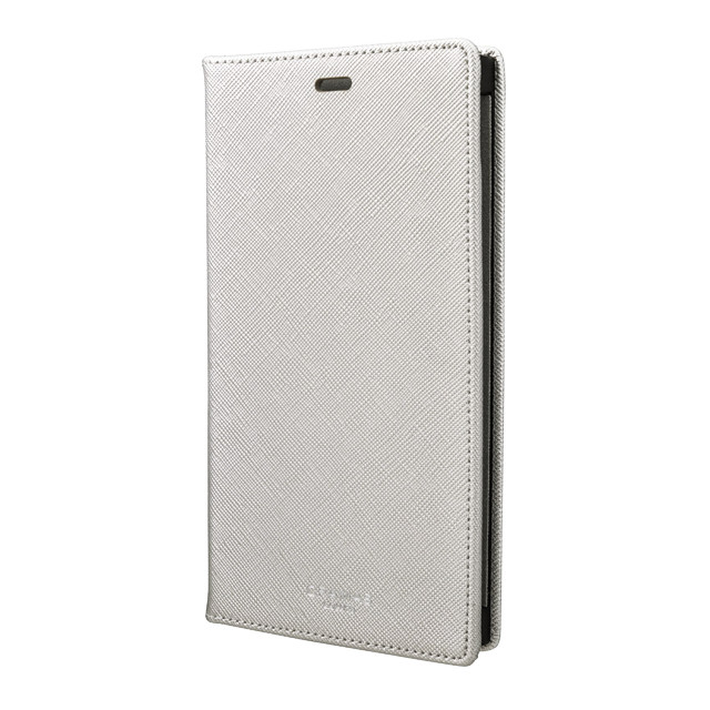 【iPhoneXR ケース】“EURO Passione” PU Leather Book Case (Silver)サブ画像