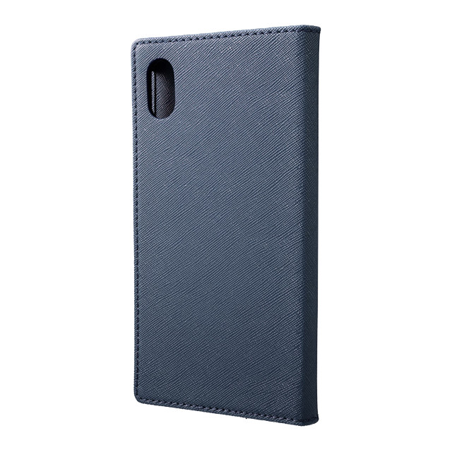 【iPhoneXS Max ケース】“EURO Passione” PU Leather Book Case (Navy)サブ画像