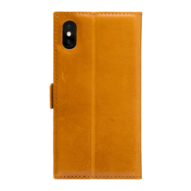 【iPhoneXR ケース】本革手帳型ケース Chevalier (CAMEL)サブ画像