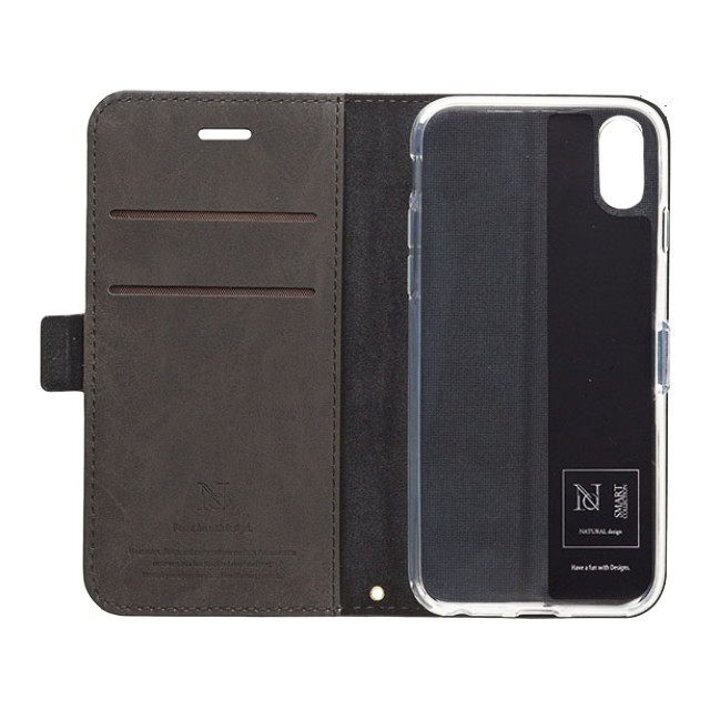 【iPhoneXR ケース】手帳型ケース Style Natural (Black)goods_nameサブ画像