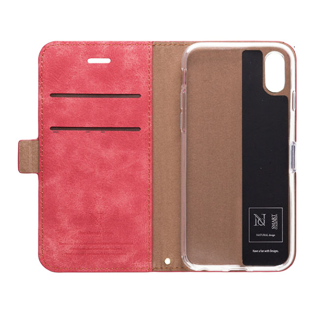 【iPhoneXR ケース】手帳型ケース Style Natural (Red)goods_nameサブ画像