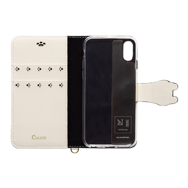 【iPhoneXS/X ケース】手帳型ケース Cocotte (White)goods_nameサブ画像