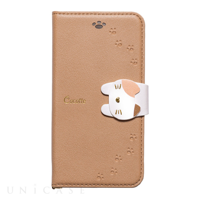 【iPhoneXS/X ケース】手帳型ケース Cocotte (Beige)