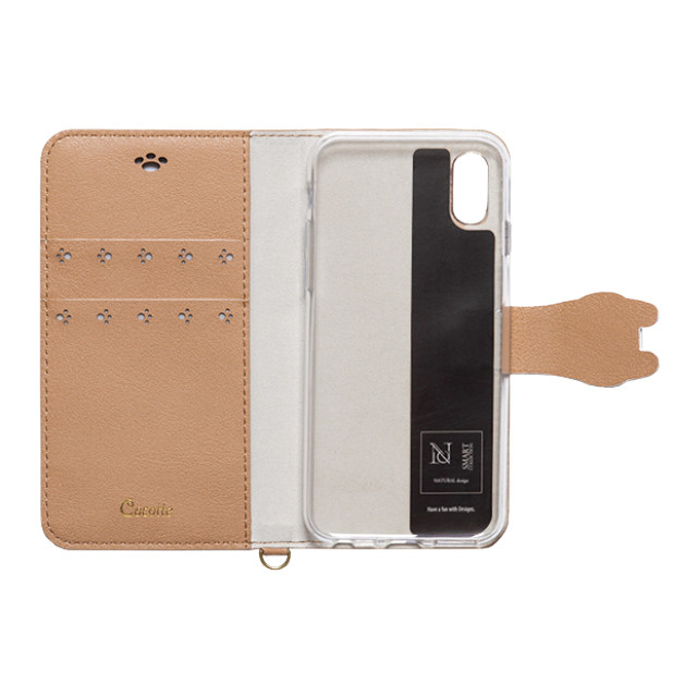 【iPhoneXS/X ケース】手帳型ケース Cocotte (Beige)サブ画像