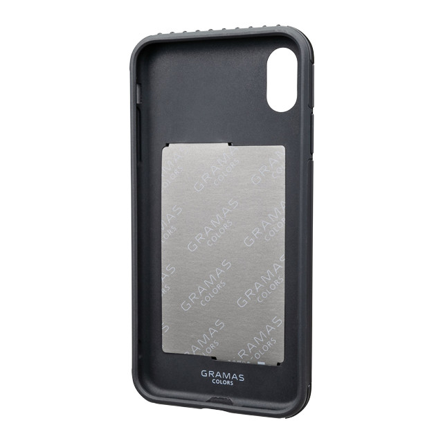 【iPhoneXS Max ケース】“Rib” Hybrid Shell case (Black)サブ画像