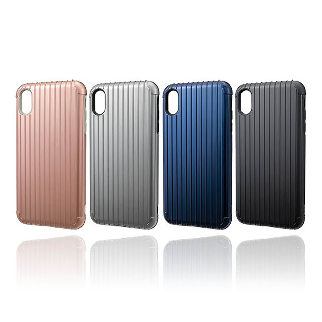 【iPhoneXS Max ケース】“Rib” Hybrid Shell case (Black)goods_nameサブ画像