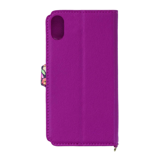 【iPhoneXR ケース】手帳型ケース Flower Garden (Magenta)goods_nameサブ画像