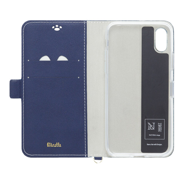 【iPhoneXR ケース】手帳型ケース Minette (Navy)goods_nameサブ画像