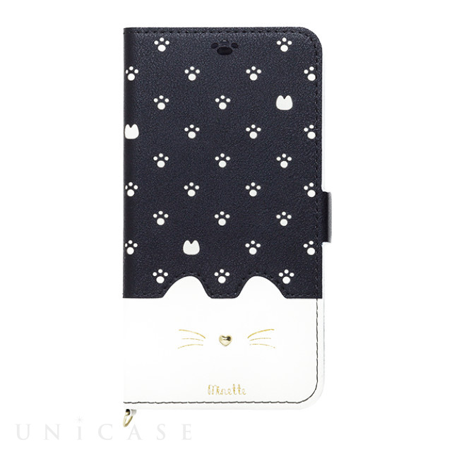 【iPhoneXR ケース】手帳型ケース Minette (Black)