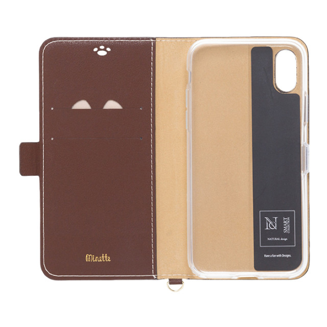 【iPhoneXS Max ケース】手帳型ケース Minette (Brown)goods_nameサブ画像