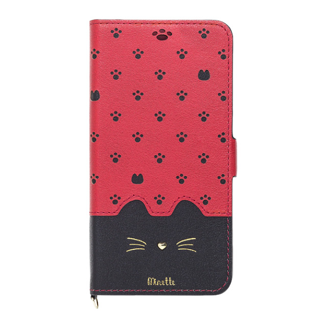 【iPhoneXS Max ケース】手帳型ケース Minette (Red-Black)goods_nameサブ画像