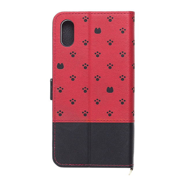 【iPhoneXS Max ケース】手帳型ケース Minette (Red-Black)サブ画像