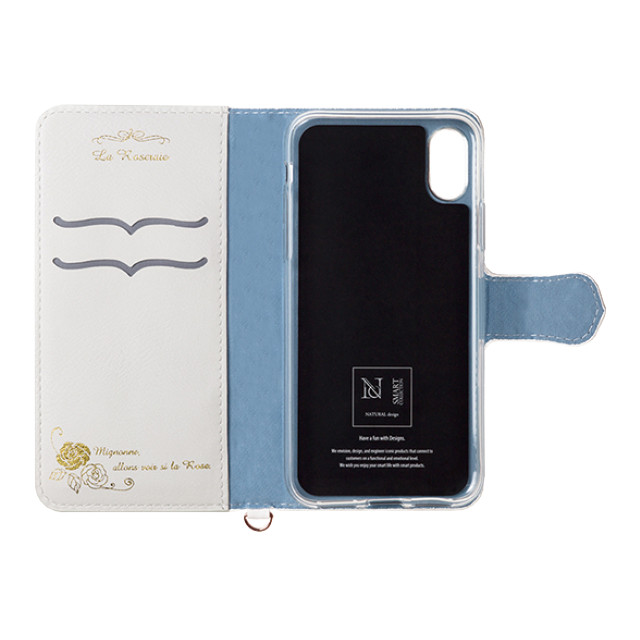 【iPhoneXR ケース】手帳型ケース La Roseraie (Blue)goods_nameサブ画像