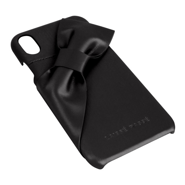 【iPhoneXR ケース】LAISSE PASSE 背面ケース ドレープリボン (BLACK)goods_nameサブ画像