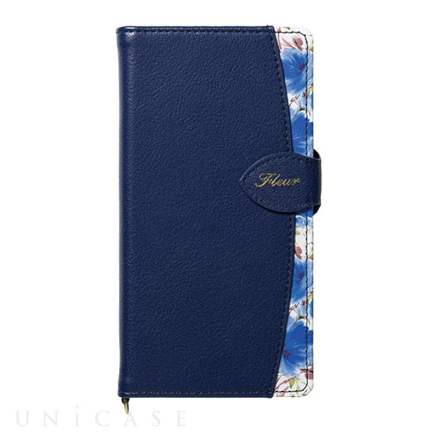 【iPhoneXR ケース】Fleur (Navy)