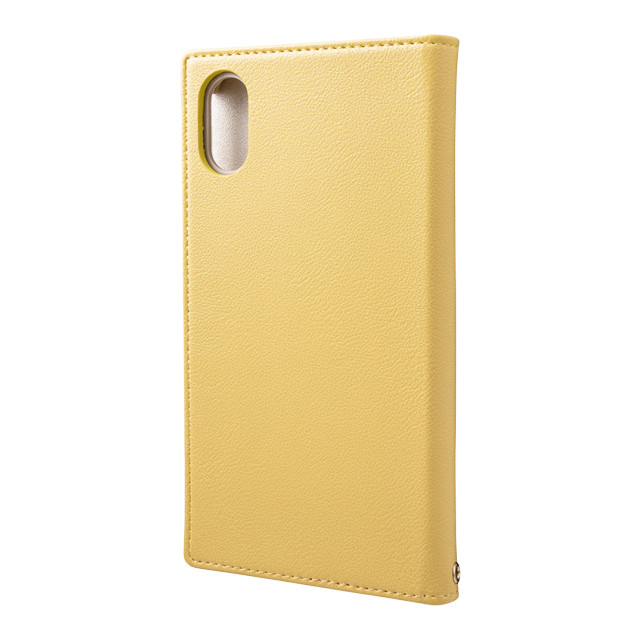 【iPhoneXR ケース】“Sweet” PU Leather Book Case (Yellow)サブ画像