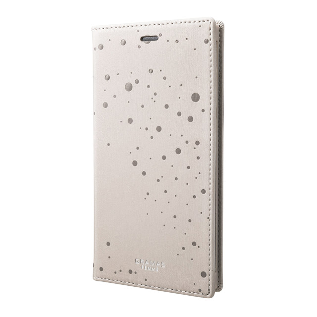 【iPhoneXR ケース】“Twinkle” PU Leather Book Case (Gray)サブ画像