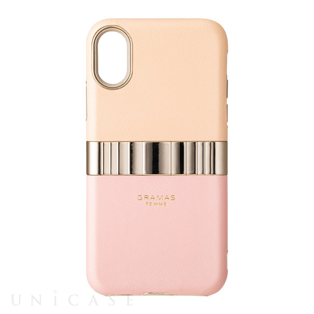 【iPhoneXS/X ケース】“Rel” Hybrid Shell Case (Pink)