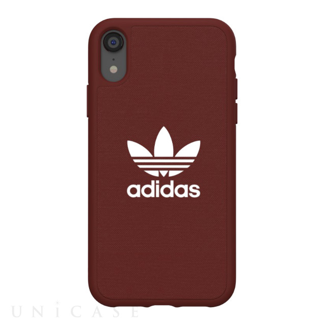 【iPhoneXR ケース】adicolor Moulded Case (Maroon)