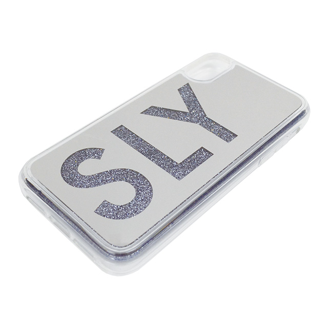 【iPhoneXR ケース】SLY 背面ケース ウォーターミラー [(LOGO)_GRAY]サブ画像