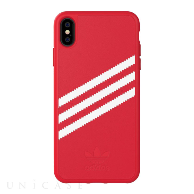 【iPhoneXS Max ケース】Moulded case Royal Red/White