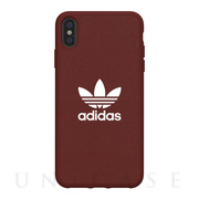 【iPhoneXS Max ケース】adicolor Moulded Case (Maroon)