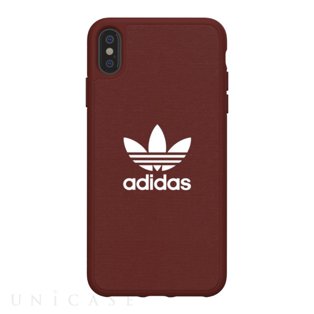 【iPhoneXS Max ケース】adicolor Moulded Case (Maroon)