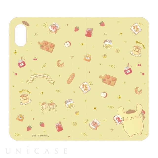 【iPhoneXR ケース】サンリオキャラクター フリップカバー (ポムポムプリン)