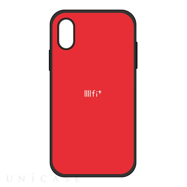 【iPhoneXR ケース】IIII fit (レッド)