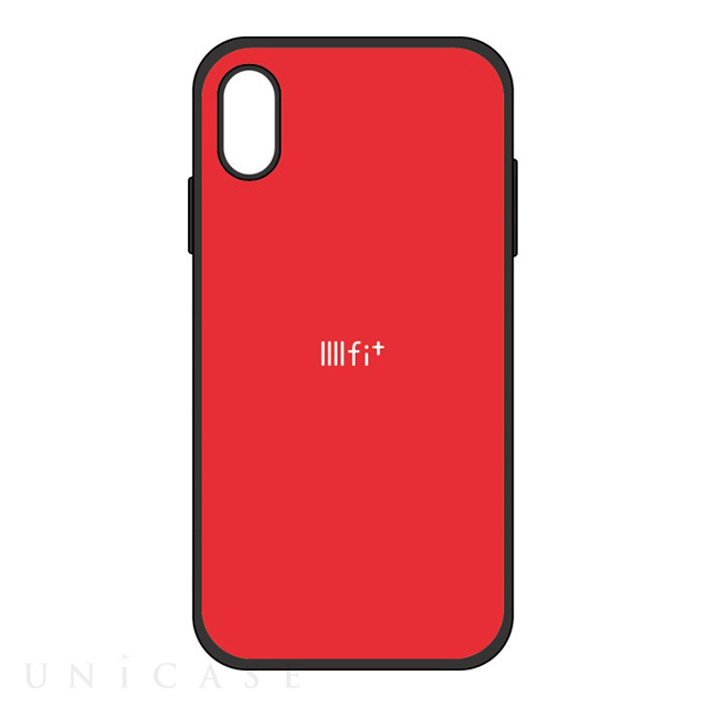 【iPhoneXS Max ケース】IIII fit (レッド)