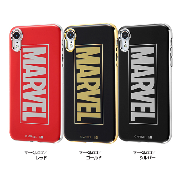 【iPhoneXR ケース】マーベル ロゴ/TPUソフトケース　メタリック/マーベルロゴ ゴールドgoods_nameサブ画像