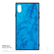 【iPhoneXS Max ケース】TILE 大理石 (BLUE...
