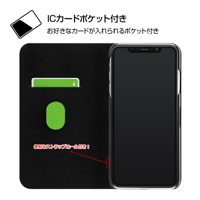 【iPhoneXS Max ケース】ディズニーキャラクター/手帳型アートケース マグネット スリム (ミッキーマウス_025)サブ画像