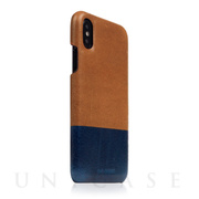 【iPhoneXS/X ケース】Tempomata Leather Back case (TA × BL)