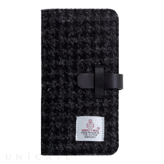 【iPhoneXR ケース】Harris Tweed Diary (ブラック)