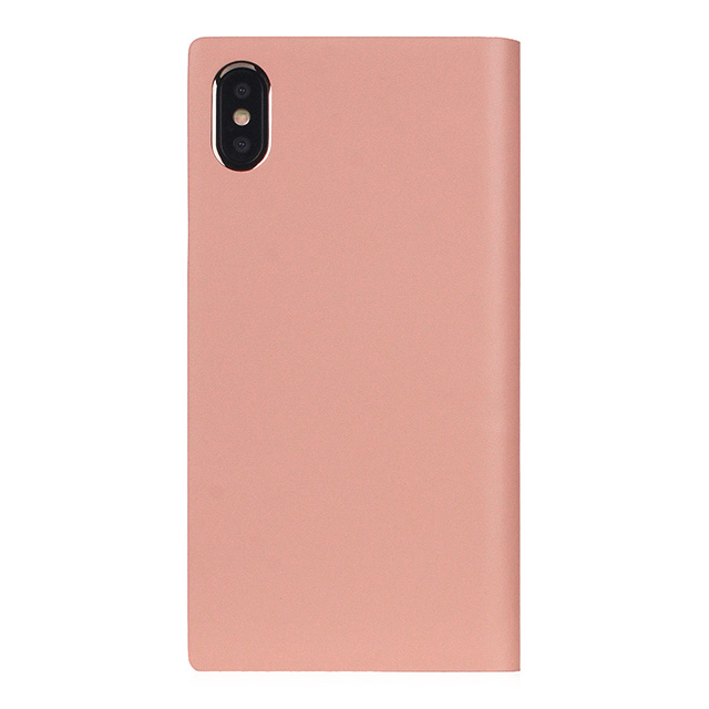 【iPhoneXS Max ケース】Calf Skin Leather Diary (ベビーピンク)goods_nameサブ画像