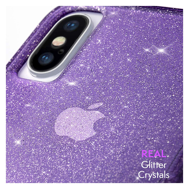 【iPhoneXS/X ケース】Sheer Crystal (Purple)サブ画像