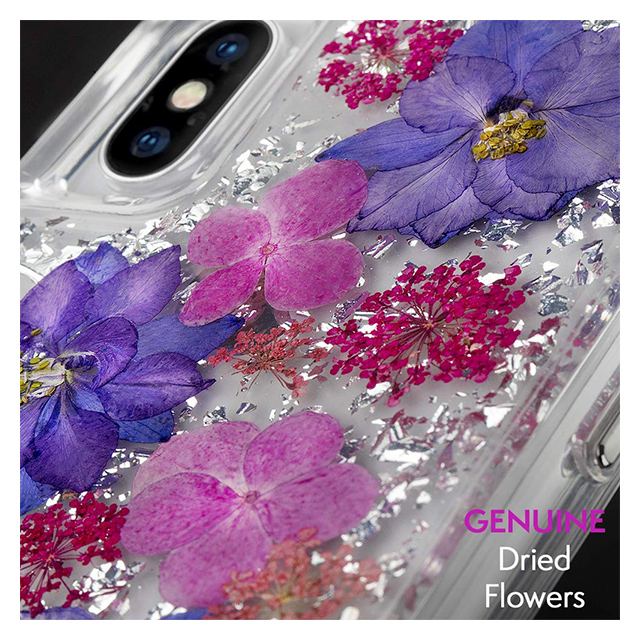 【iPhoneXS/X ケース】Karat Petals (Purple)