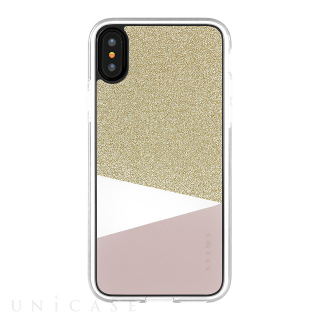 【iPhoneXS/X ケース】Tapis2 デザインケース (Gold)