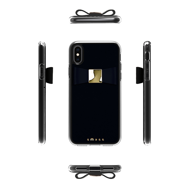 【iPhoneXS/X ケース】Rebon 本革 デザインケース (Navy)サブ画像