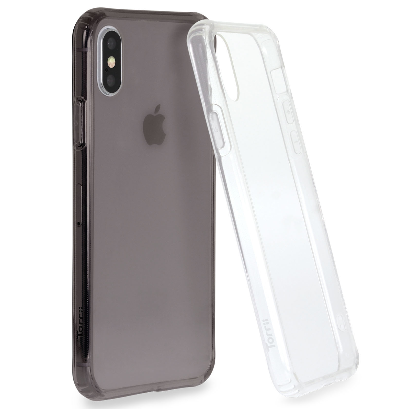 【iPhoneXS/X ケース】Torrii 衝撃吸収TPUフレーム + 背面強化Glass クリアケース  (リングスタンドストラップ付き) Clearサブ画像