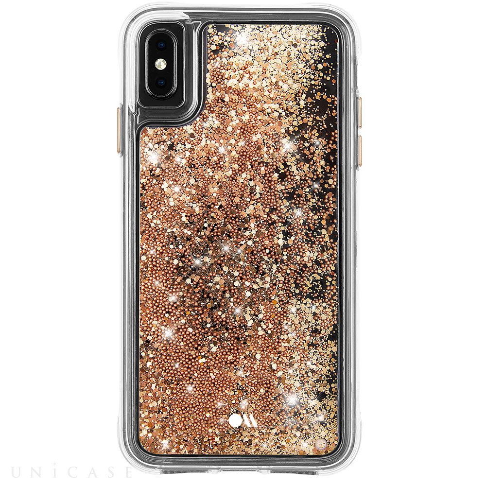 【iPhoneXS Max ケース】Waterfall (Gold)