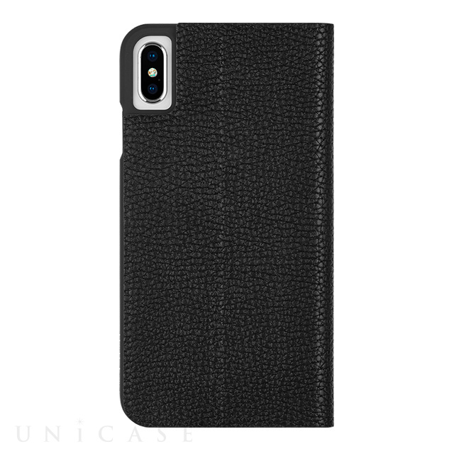 【iPhoneXS Max ケース】Barely There Folio (Black)