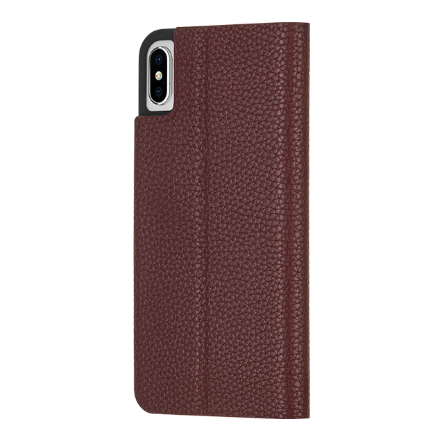 【iPhoneXS Max ケース】Barely There Folio (Brown)サブ画像