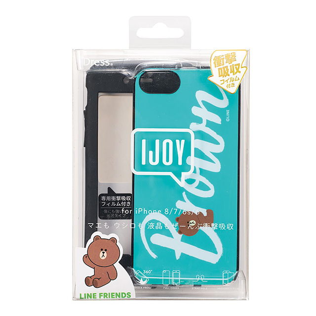 【iPhoneSE(第3/2世代)/8/7/6s/6 ケース】IJOY LINE FRIENDS (ブラウン)goods_nameサブ画像