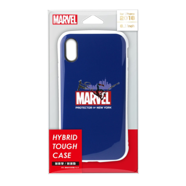 【iPhoneXR ケース】ハイブリッドタフケース (スパイダーマン/ネイビー)goods_nameサブ画像